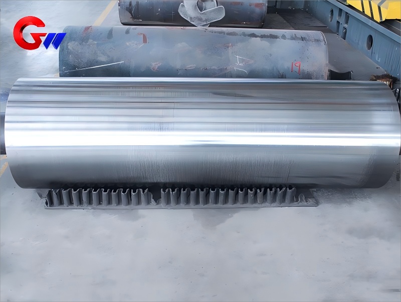 動態(tài)平衡機(jī)測試過的鋁箔軋機(jī)用鑄鋼套筒